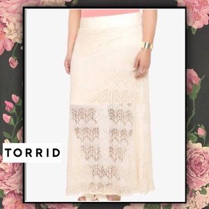TORRID Crochet Maxi Skirt #Tmax-skt99r